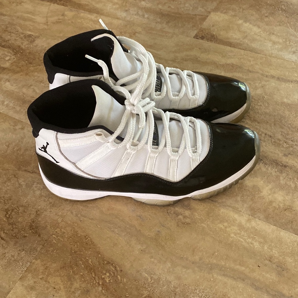 Jordan Black and White Sneakers